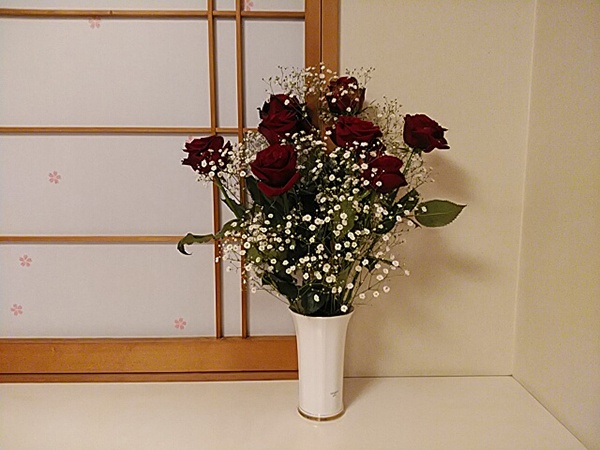 0311　福岡　薔薇の花束-1